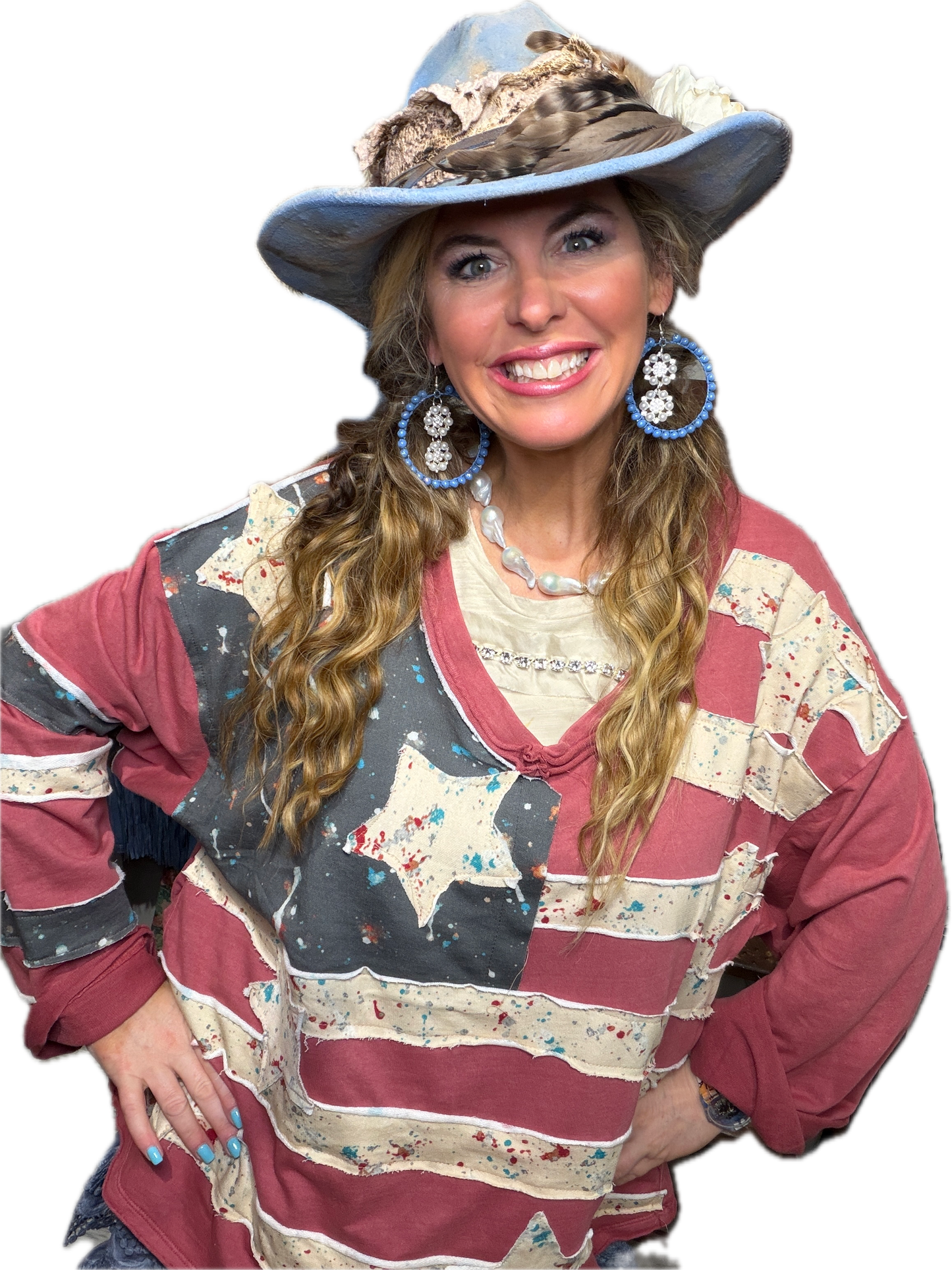A Rare Bird- Stars and Sweetheart Top