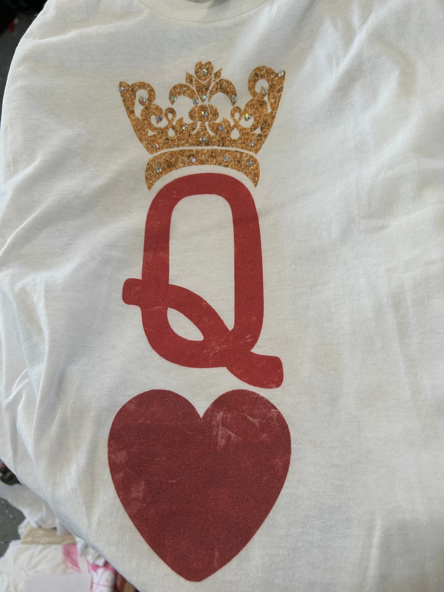 Queen of Hearts Long Sleeve Tee final sale