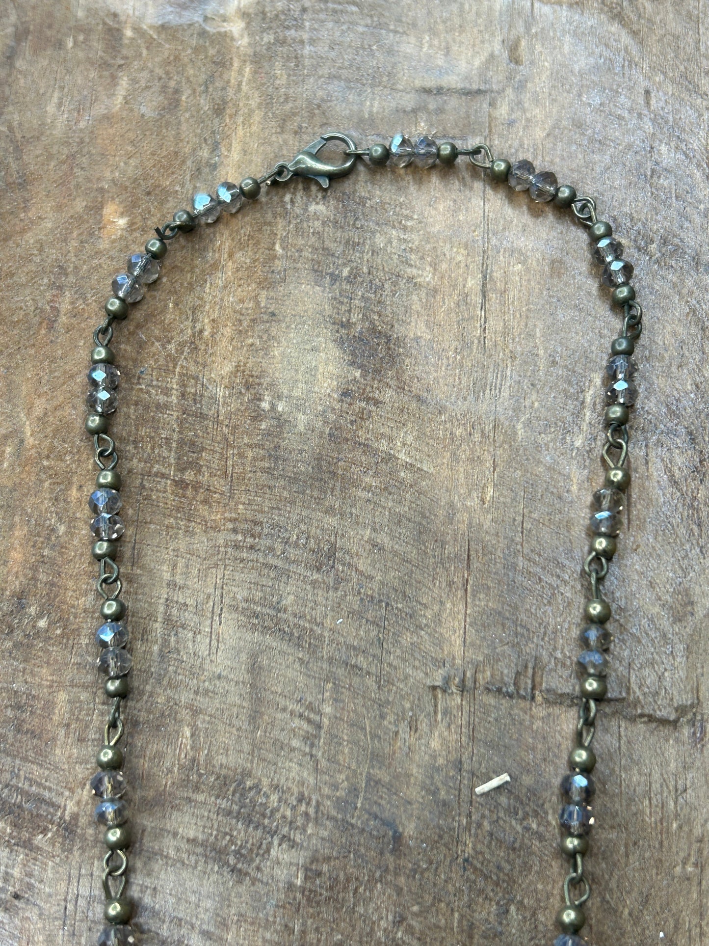 ERR Original- Carnelian Earth Toned Beaded Necklace