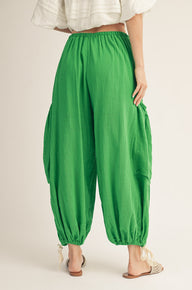Jodifl- Cinch Pants (Kelly Green)