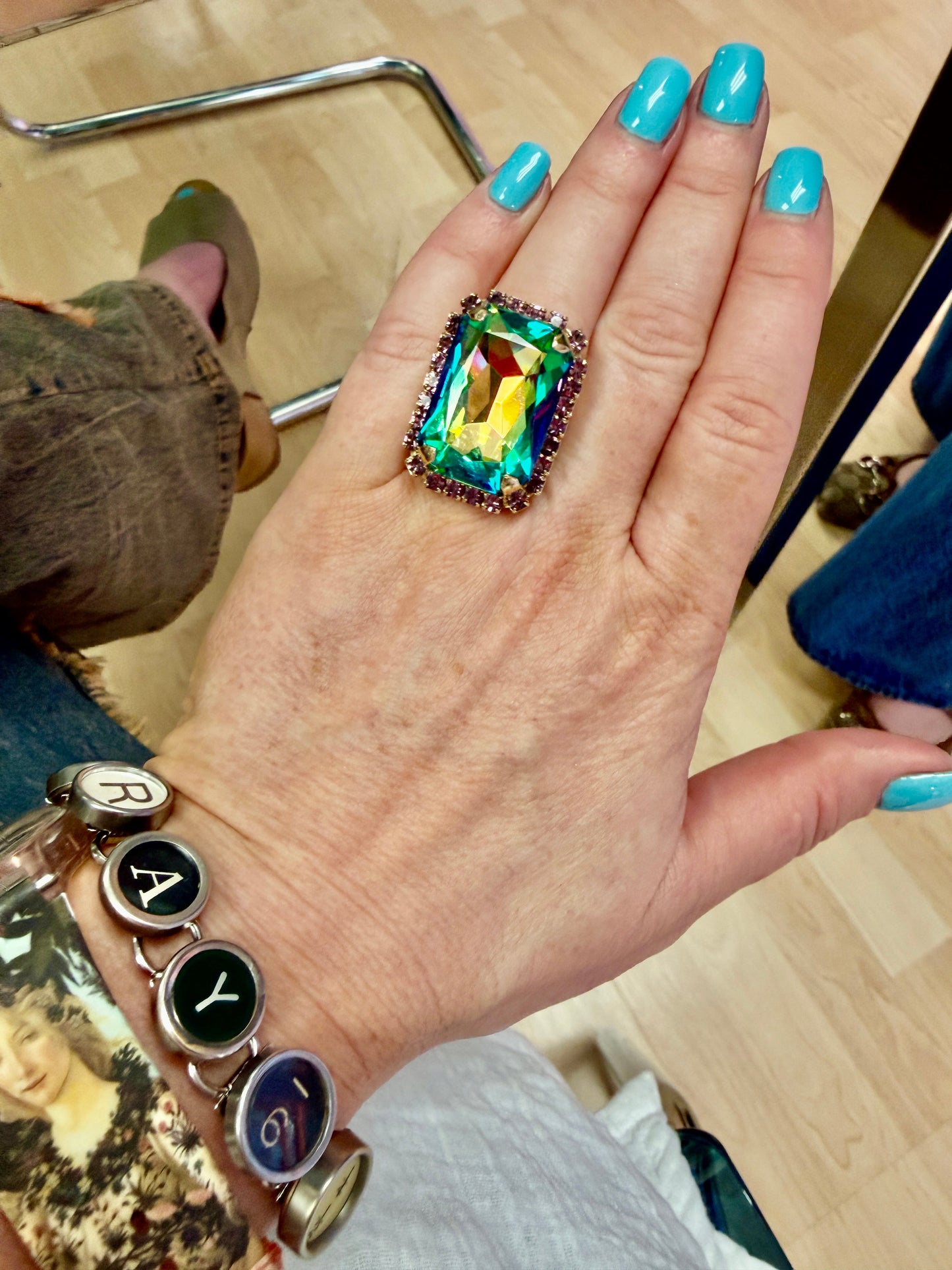 Mini Soleil Ring With Trim