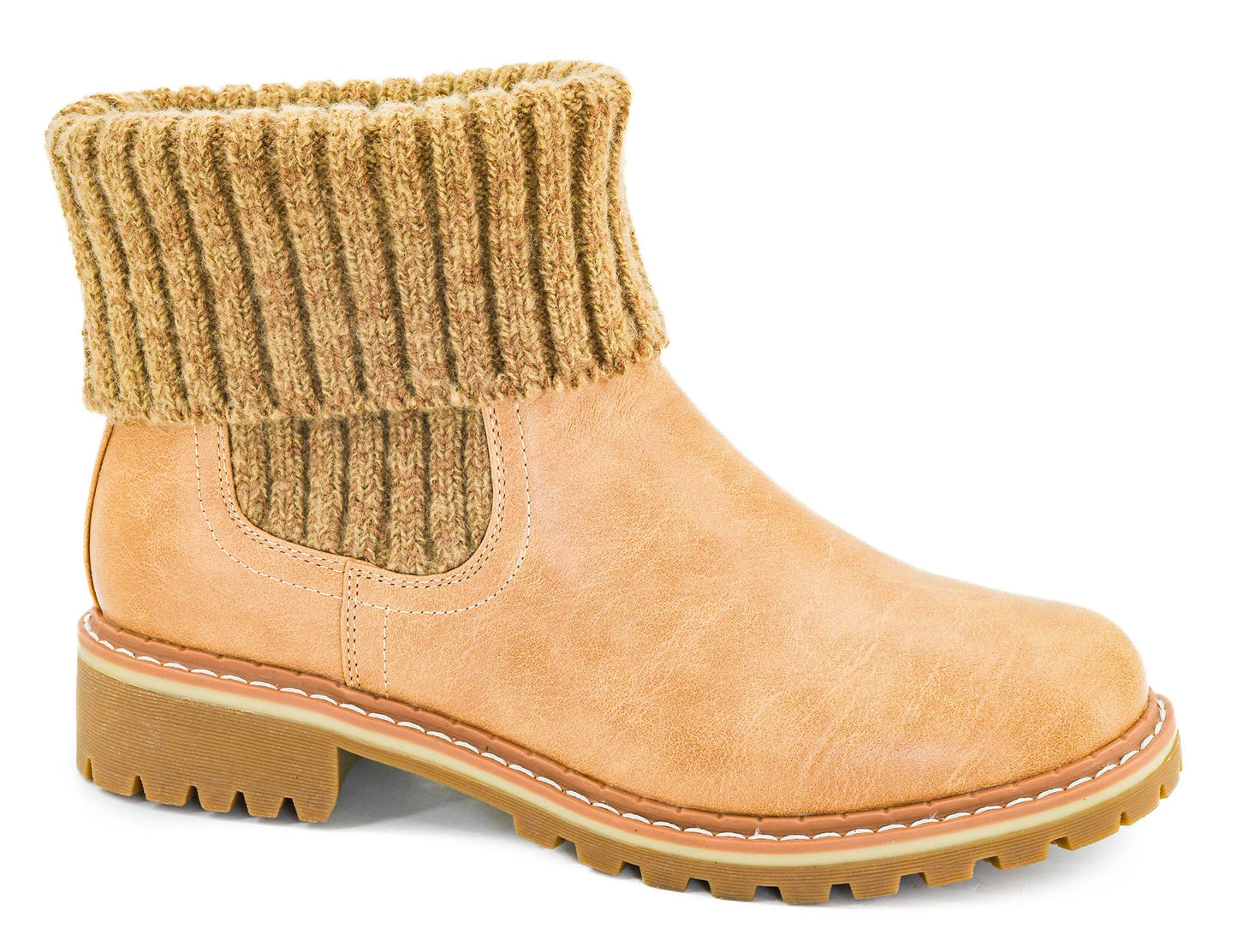 SALE Corkys Footwear- Quiver Leather Boots (Caramel)