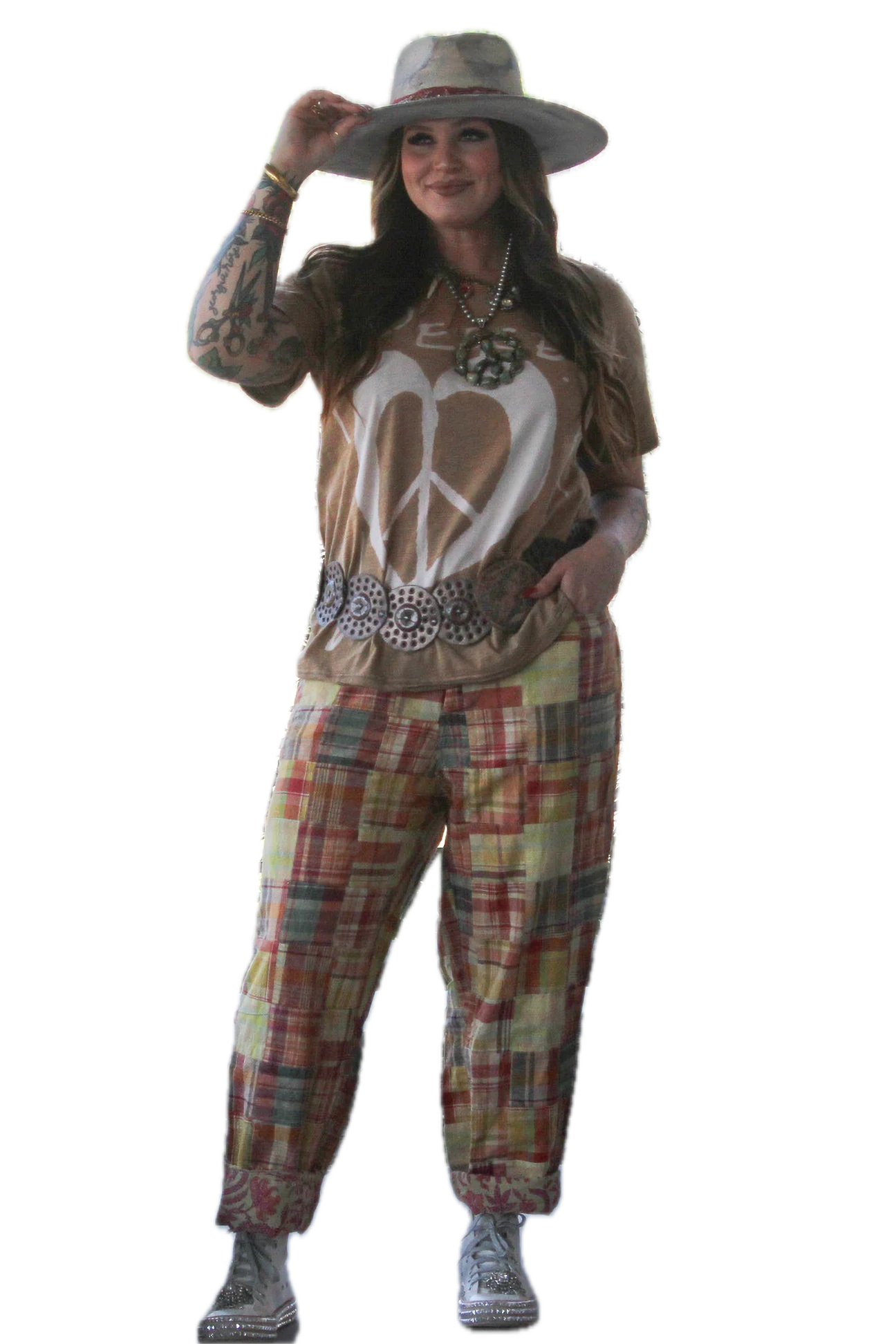 Jaded Gypsy- Traveling on Pants (Sunrise Patch) *Final Sale*