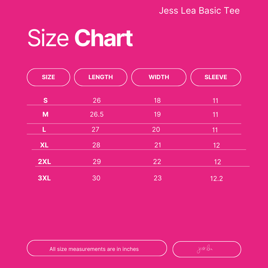 - Jess Lea Basic Tee- Black *Final Sale*