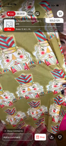 Nutcracker Bob Mesh Top (Green and Gold)