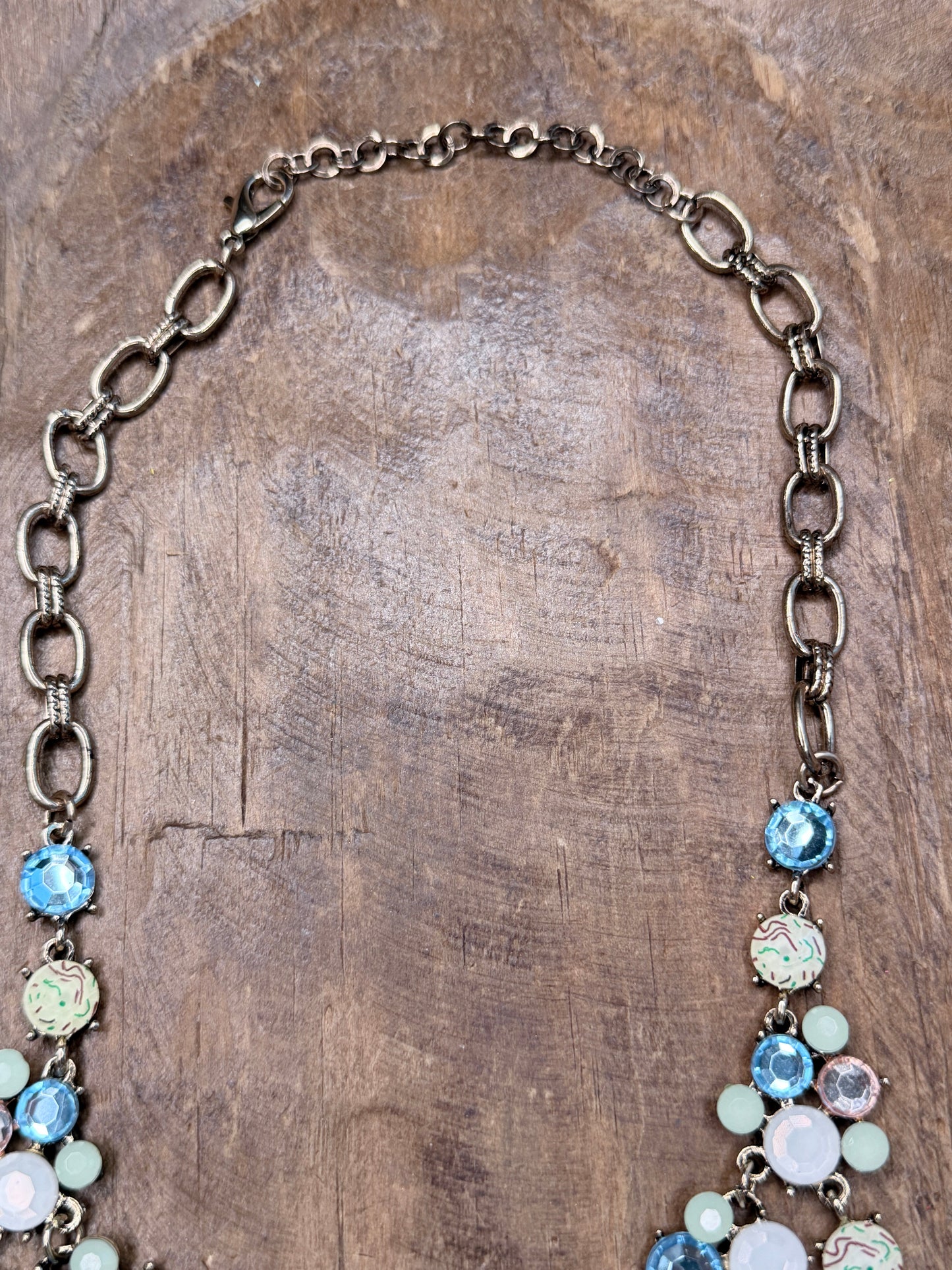 Vaeda Crystal Drop Evening Necklace