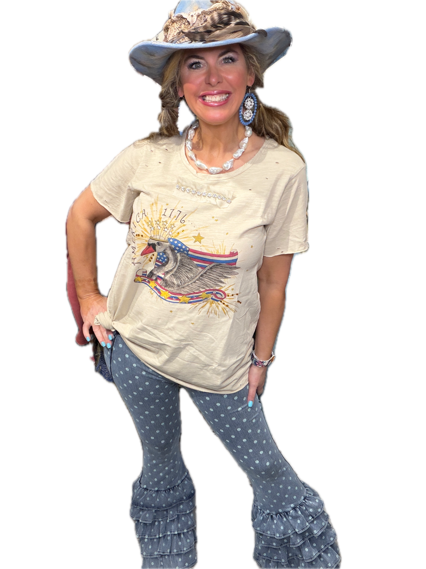 A Rare Bird- America Swan Rag Tee