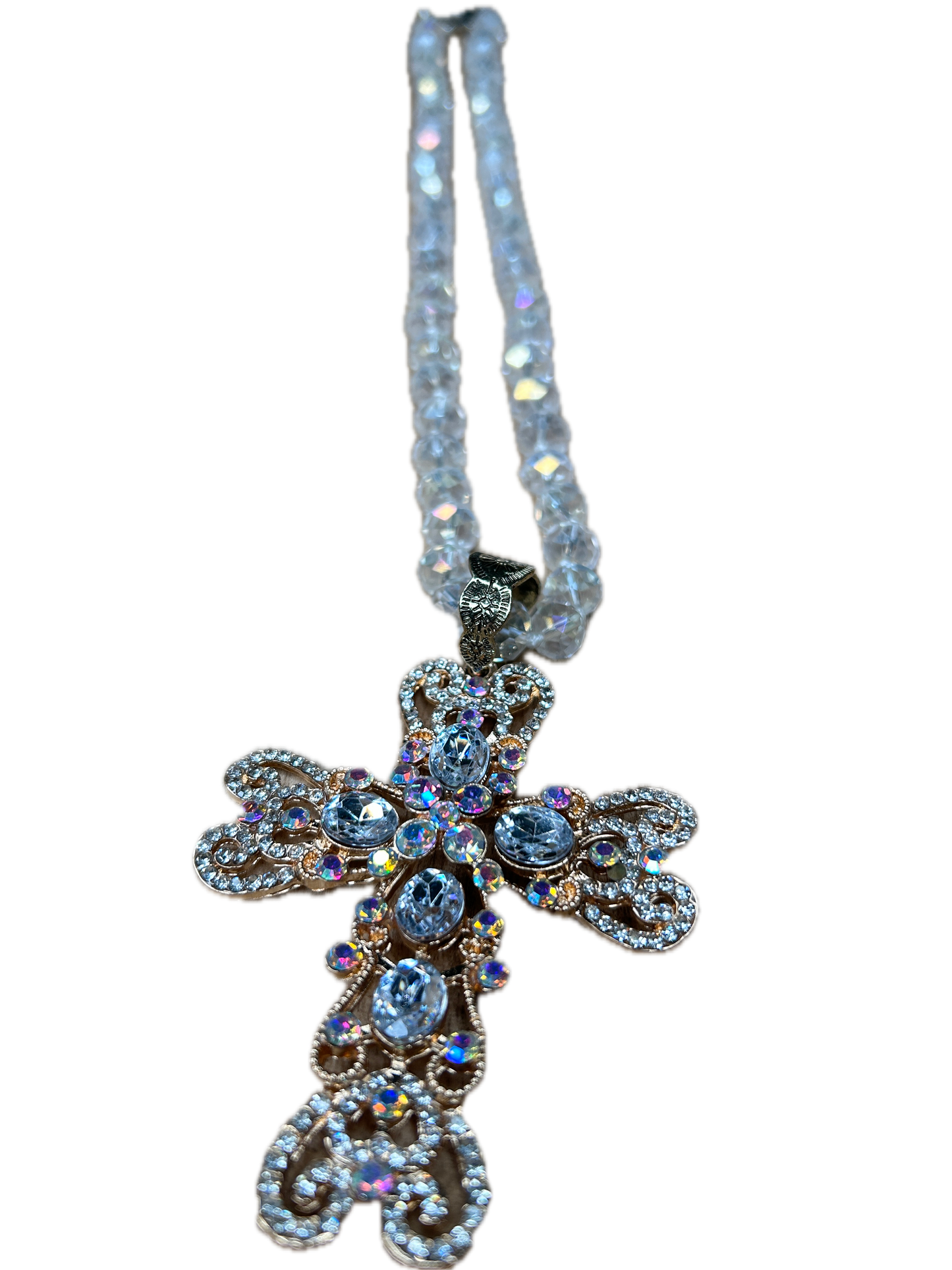Rhinestone Cross Necklace