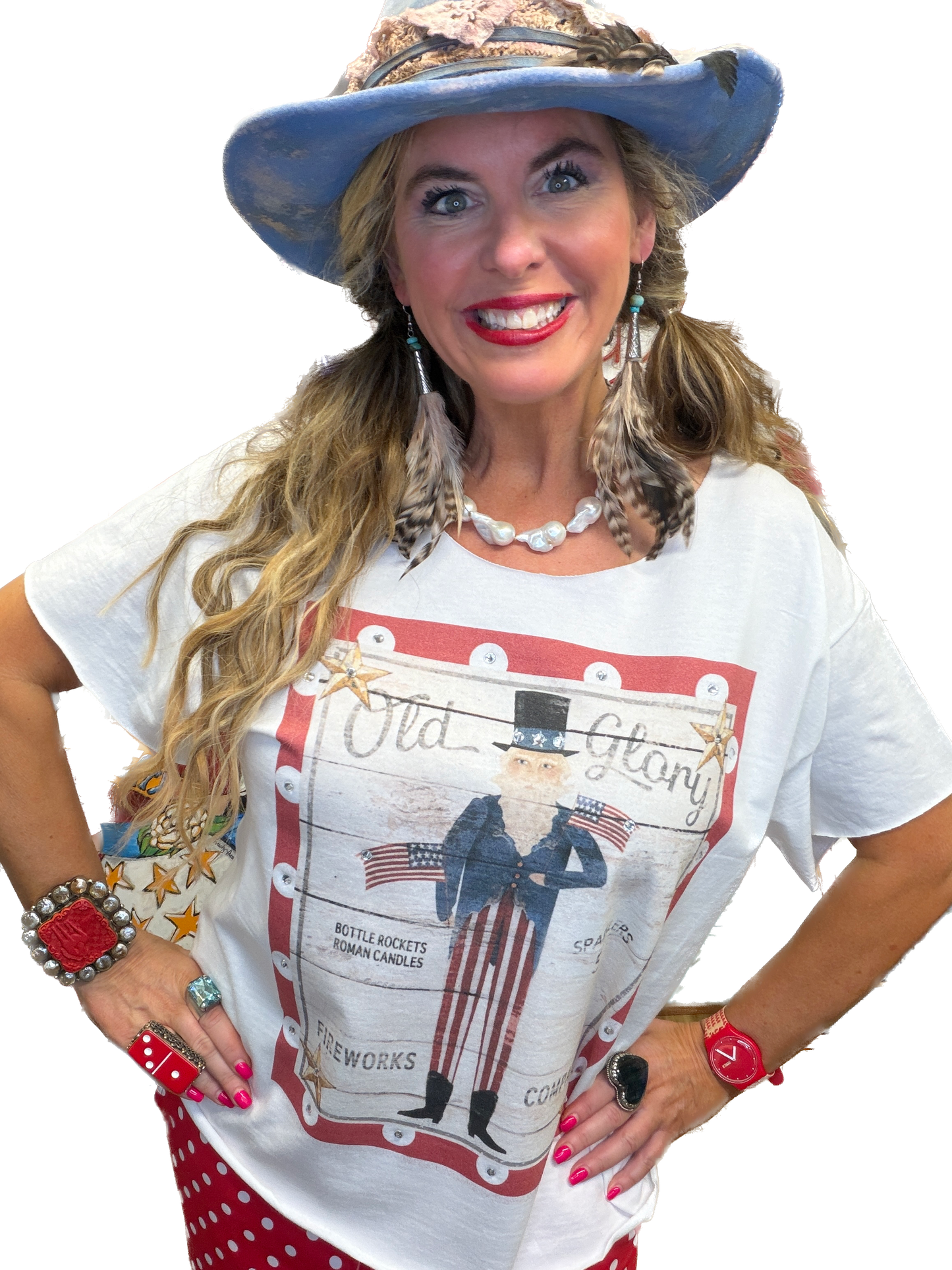 Old Glory T-Shirt (Bling) - ERR Original *Final Sale*