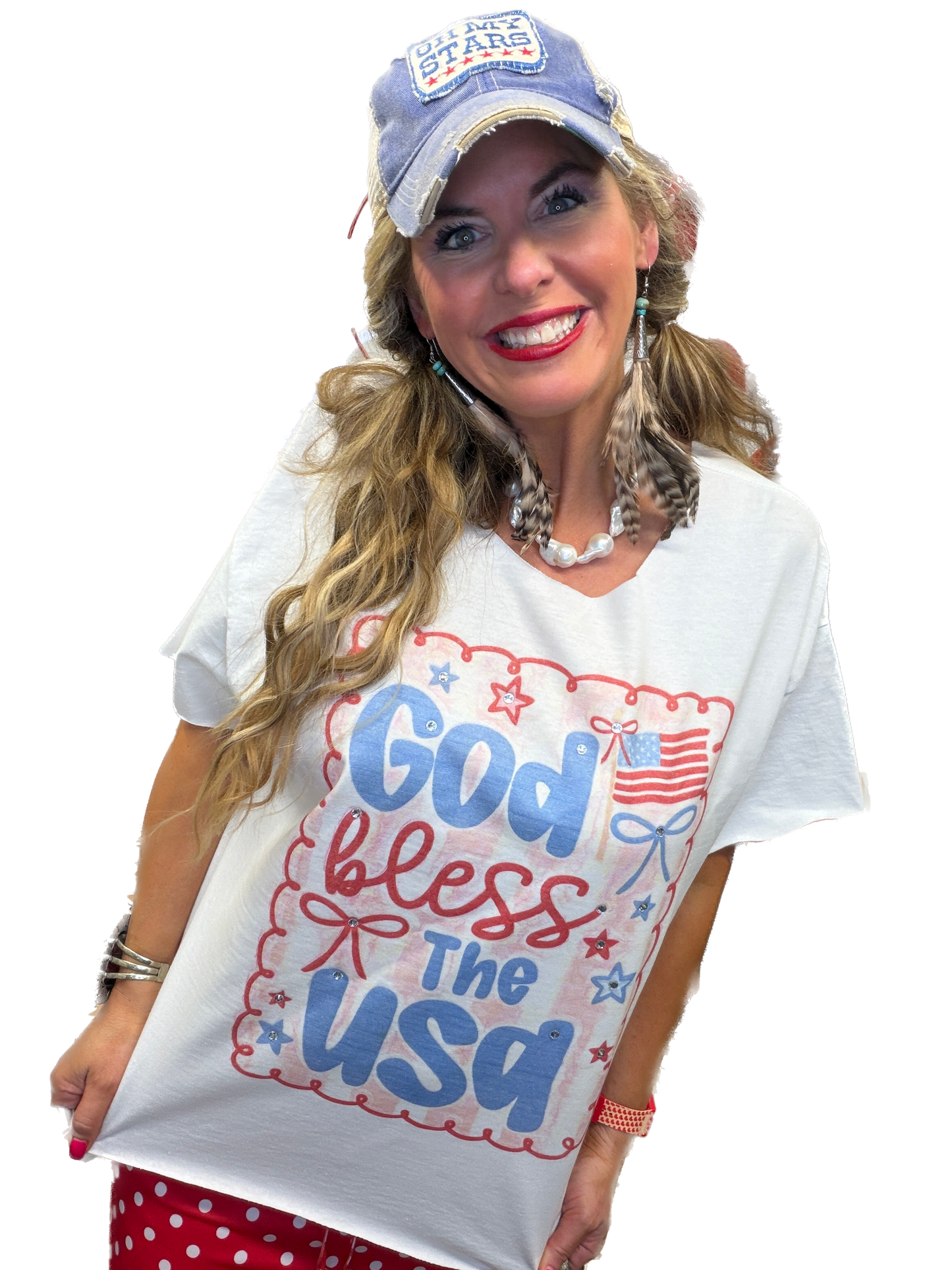 Little Miss Firecracker T-Shirt (Christy Cut) (No Bling) - ERR Original *Final Sale*
