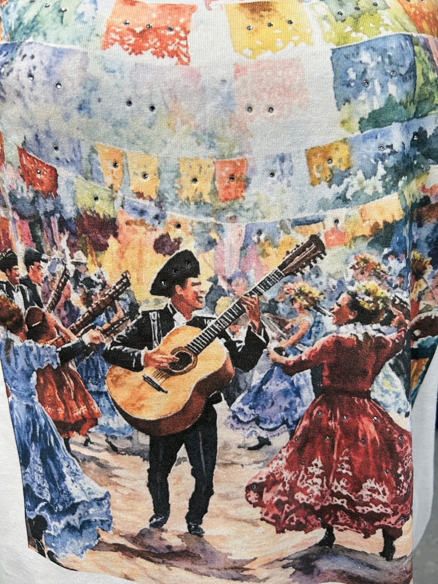Mariachi Dancing T-Shirt (Christy Style) - ERR Original *Final Sale*