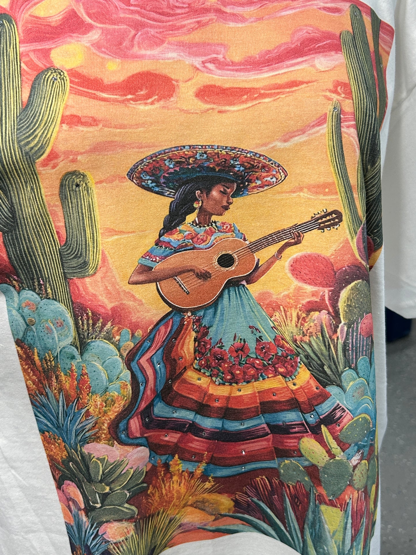 Sunset Guitar Solo T-Shirt- ERR Original *Final Sale*