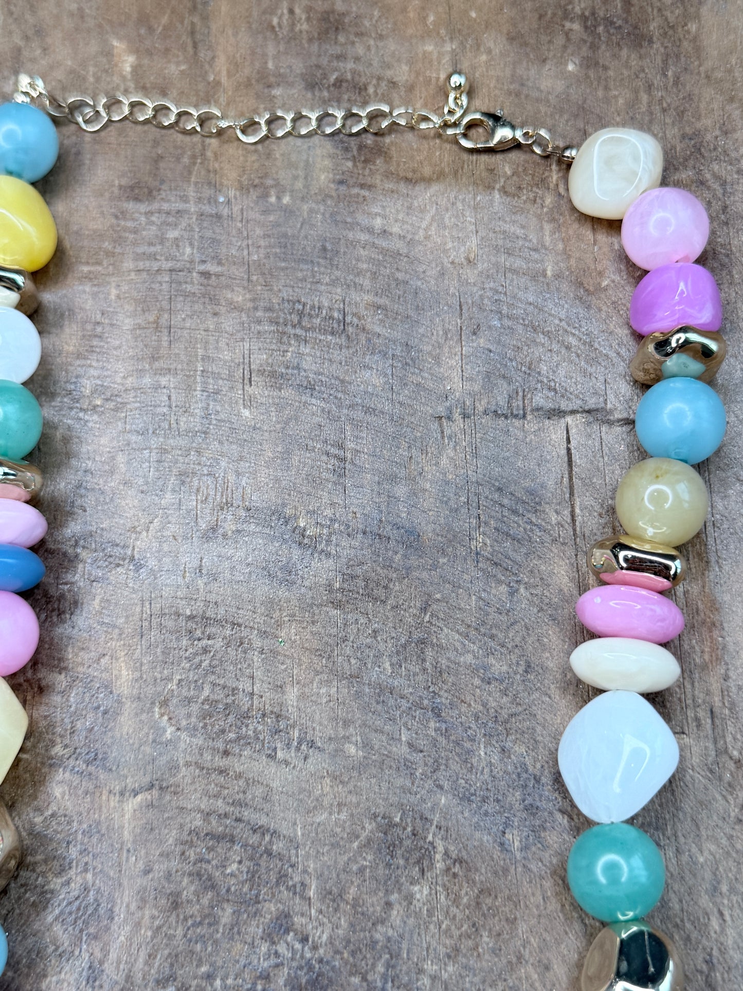 Colorful Acrylic Beaded Necklace