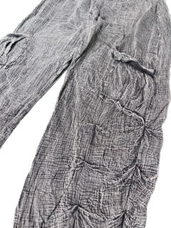Paper Lace- Double Gauze Jogger Pants (Black)
