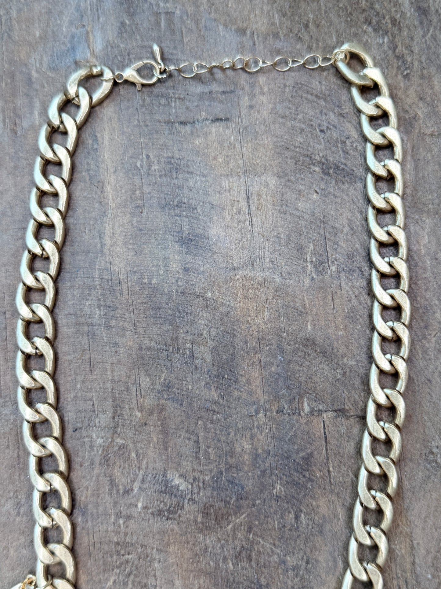 Golden Ocean Treasure Statement Necklace