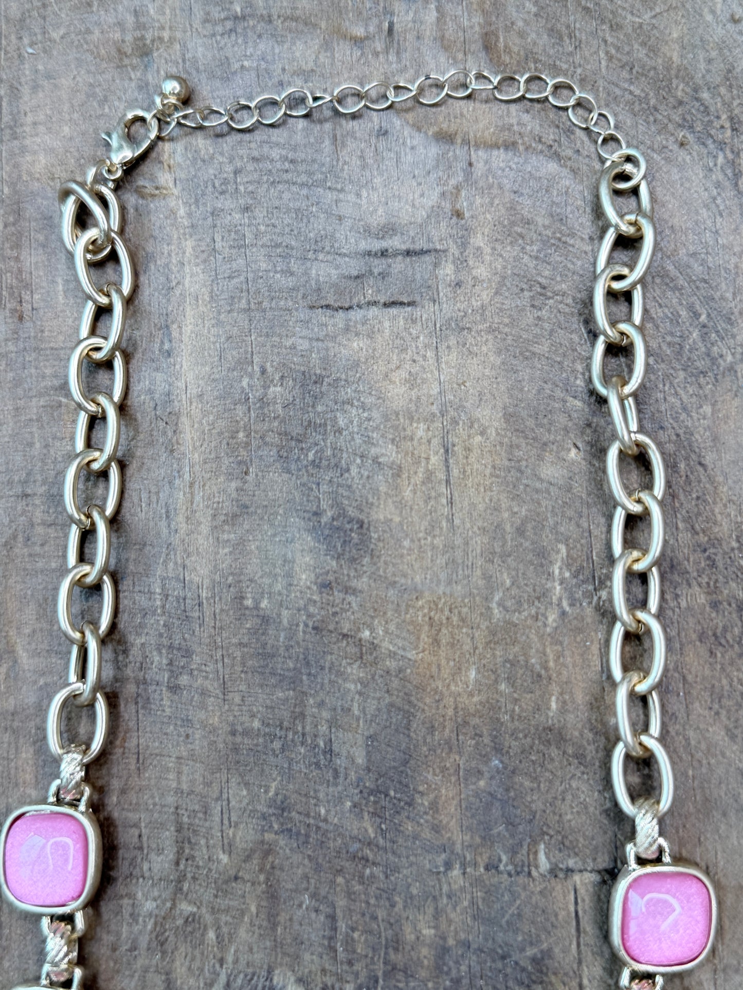 Golden Bubblegum Bling Necklace