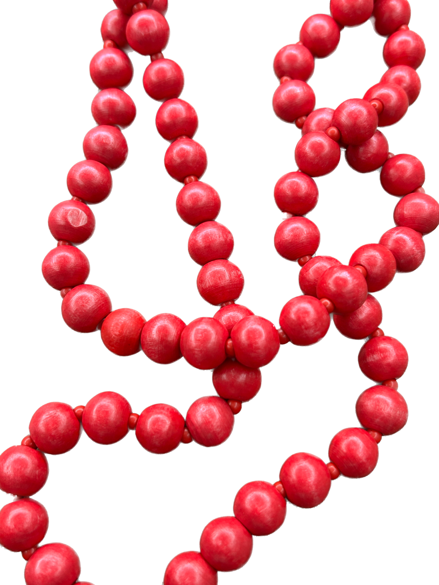 Red Beaded Phone Strap