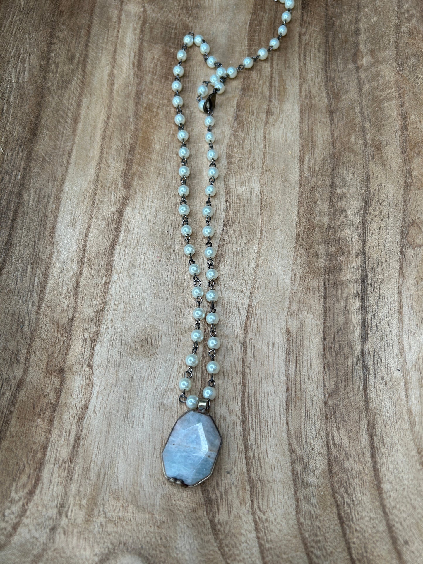Medium-Sized Soldered Quartz Necklace