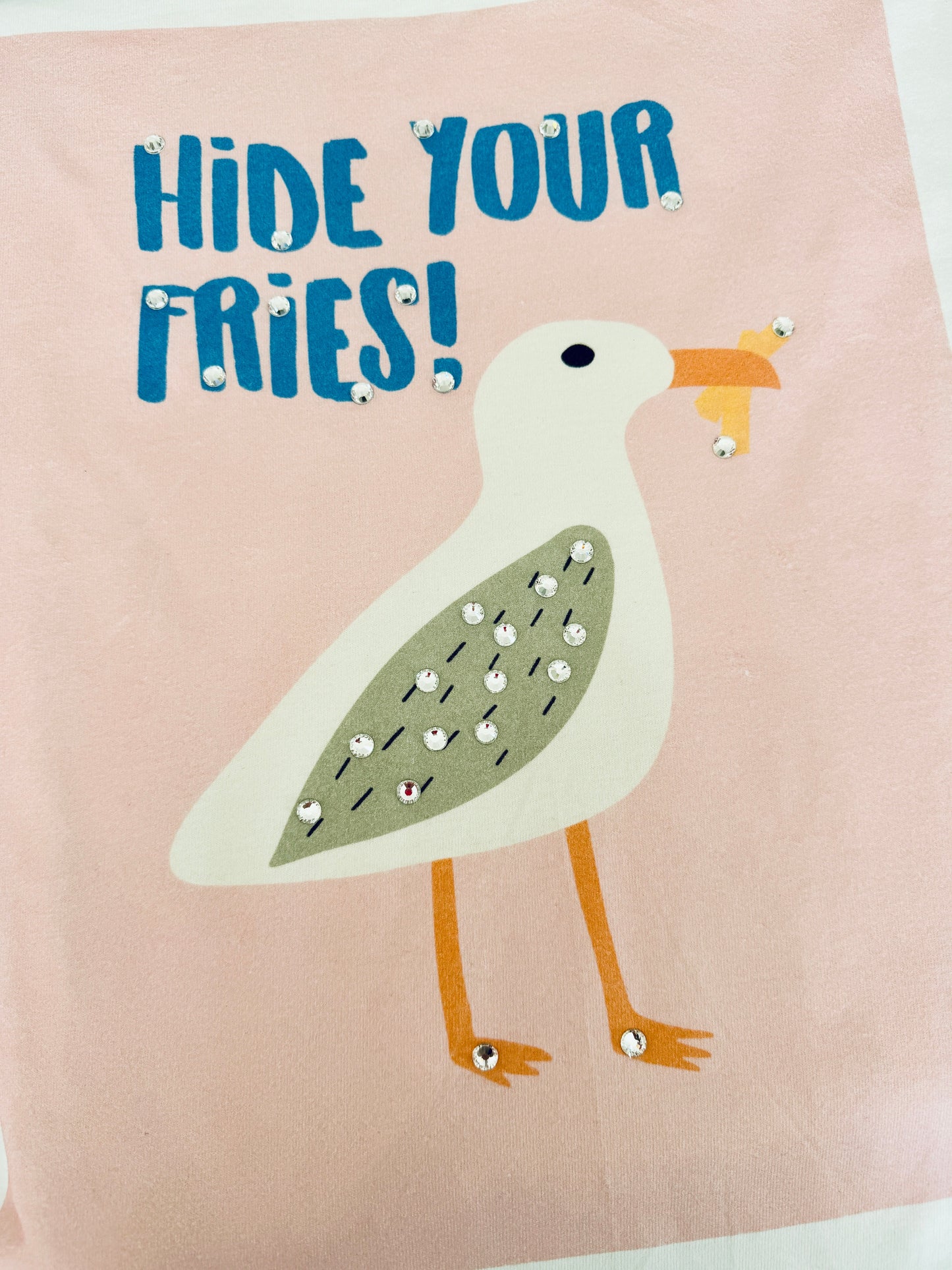 Hide Your Fries T-Shirt (Christy Cut) (No Bling)