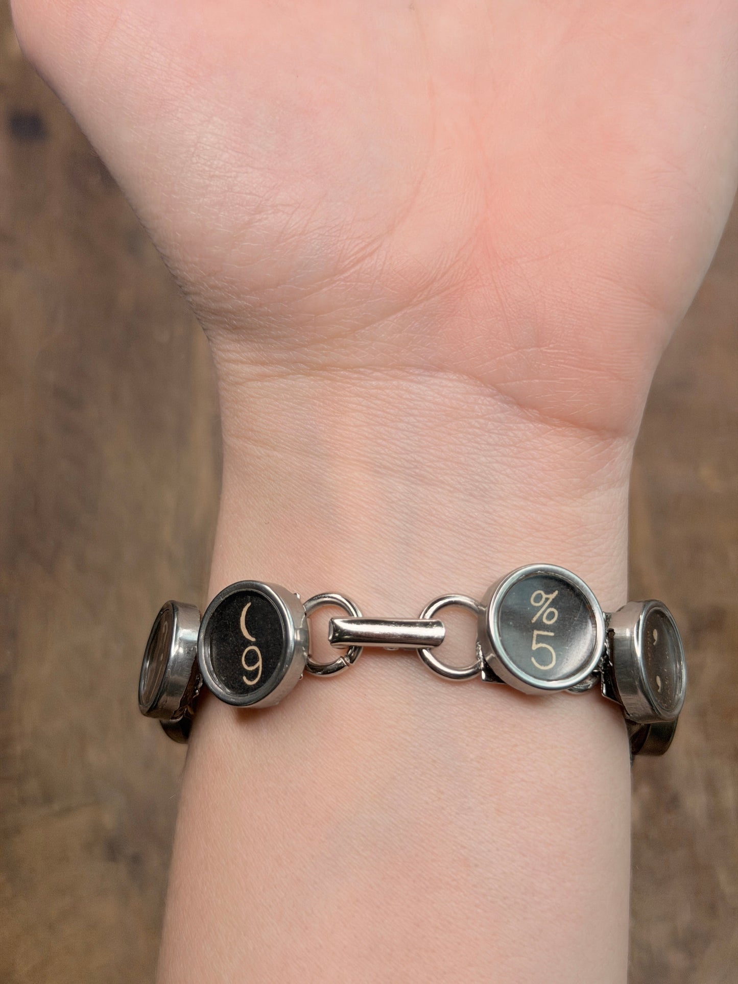 Typewriter Key Bracelet (Sister)