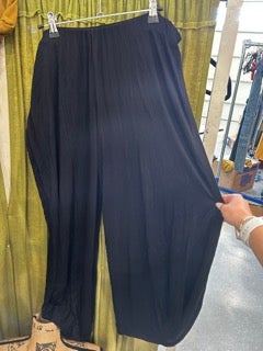 APT Design (Paper Lace) Flowy Black Pants