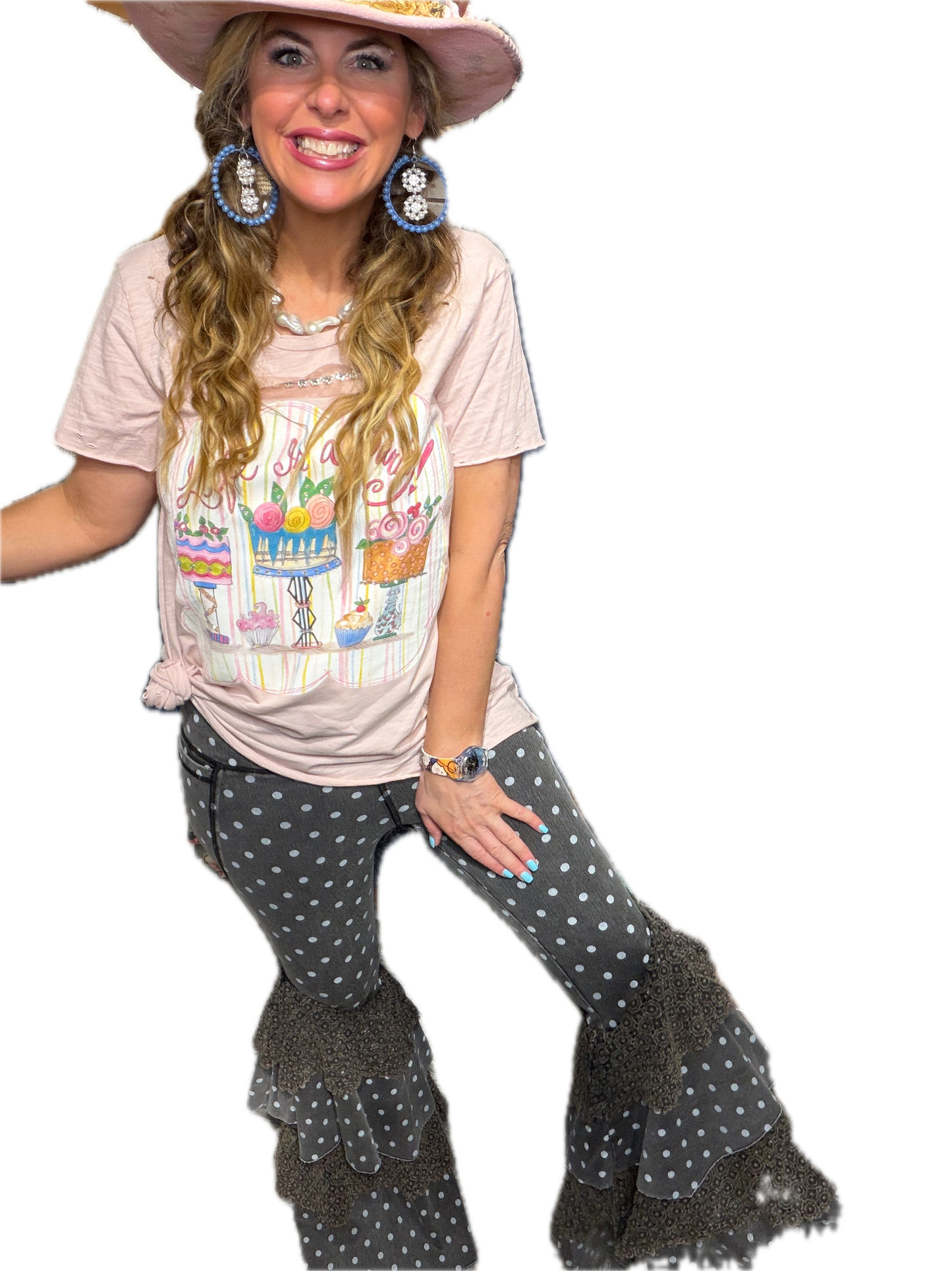 A Rare Bird- Polka Dot Leggings (Black)