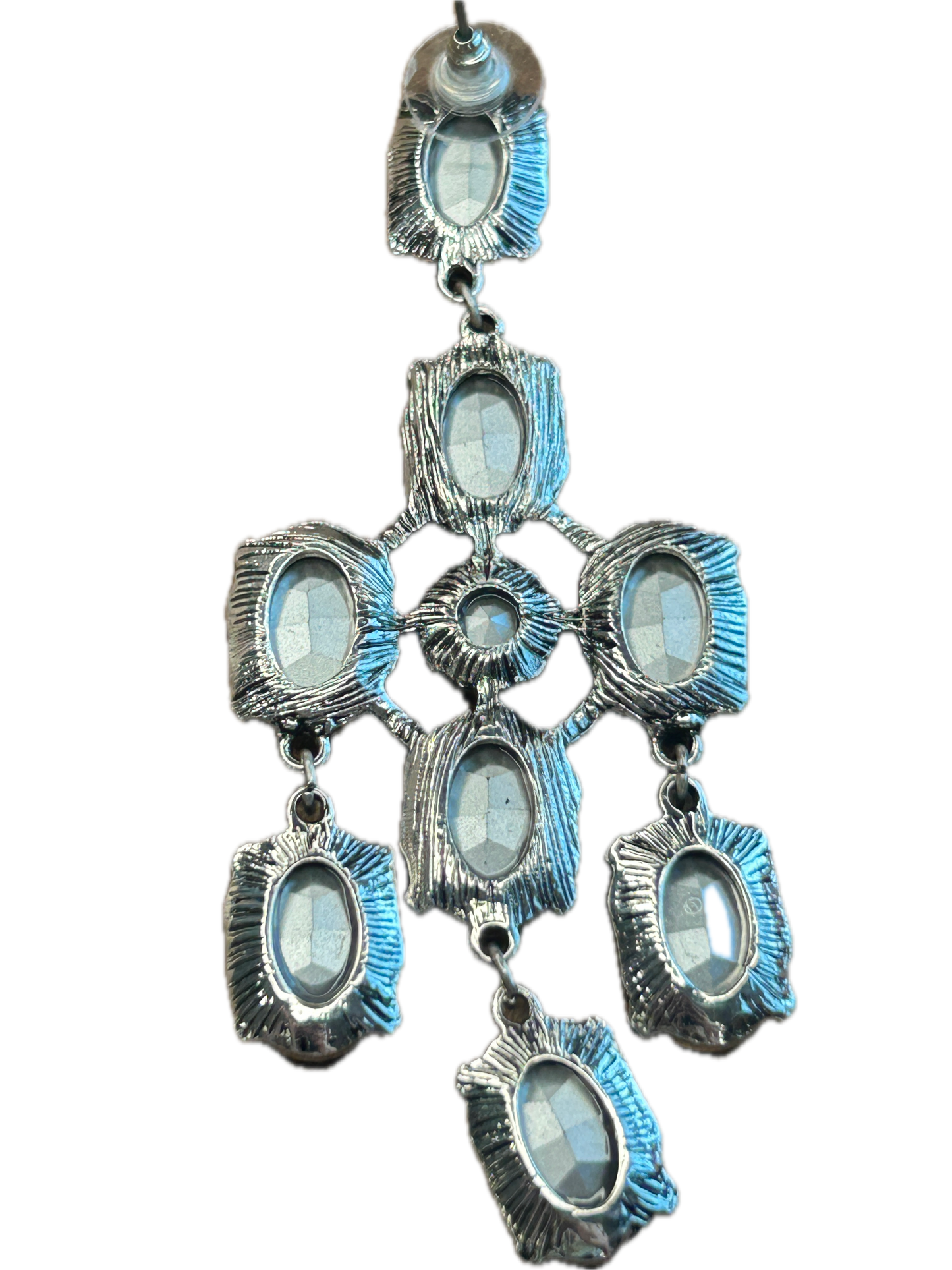 AB Rhinestone Dangle Earrings