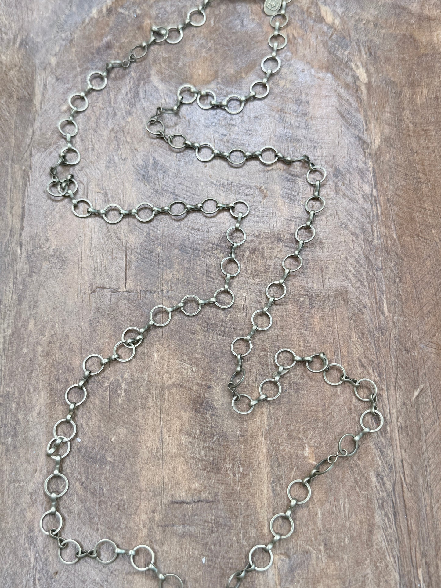 Mellisa Long Soldered Amazonite Star Necklace