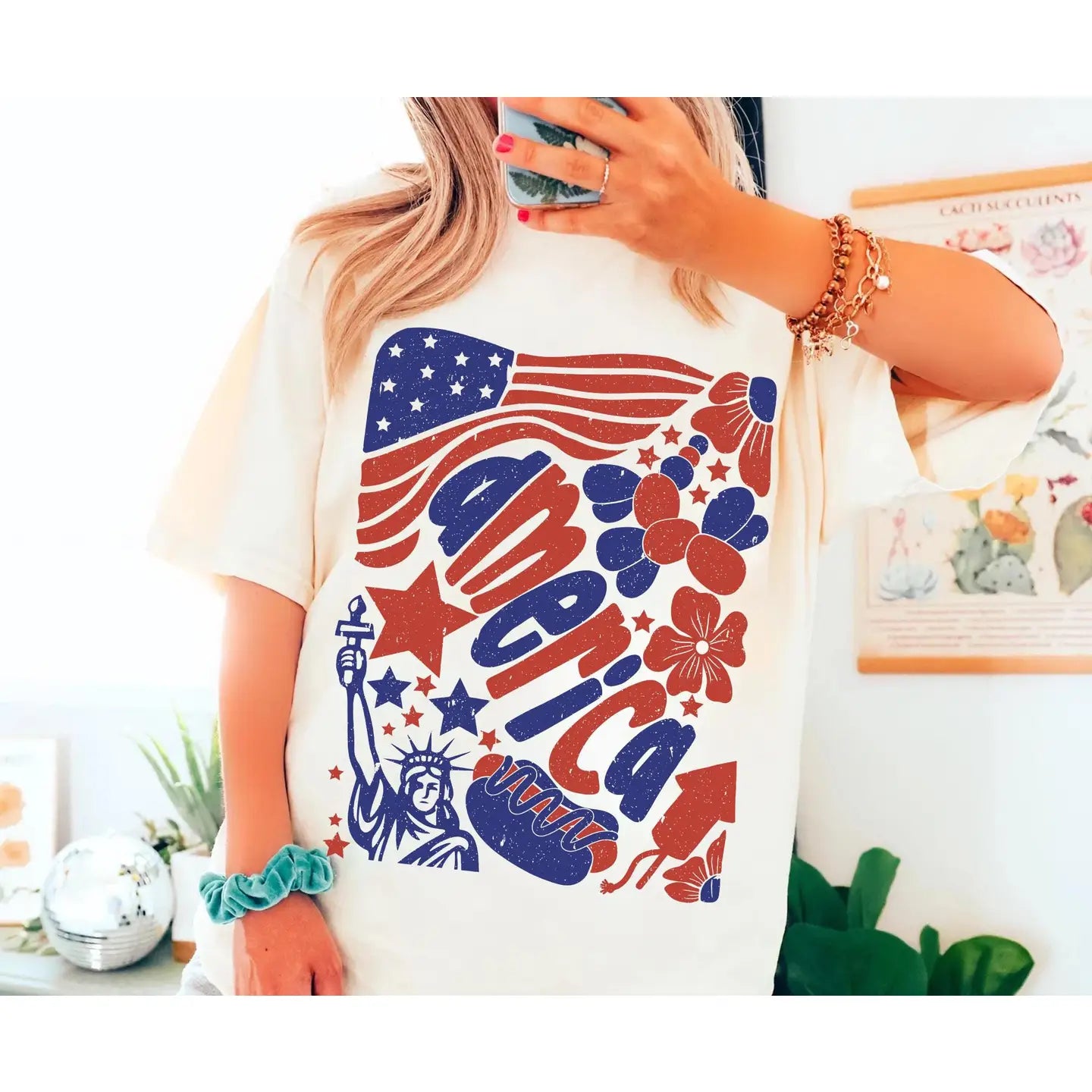 Red, White, and Blue America Tee *Final Sale*