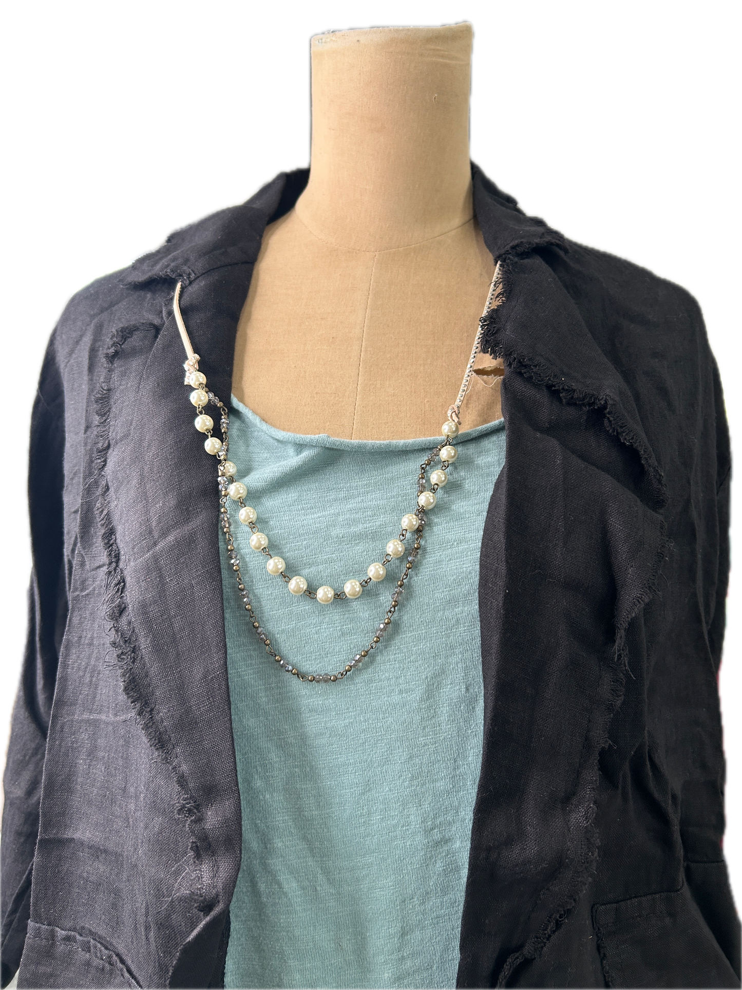 Open Front Jacket (Black) *Final Sale*