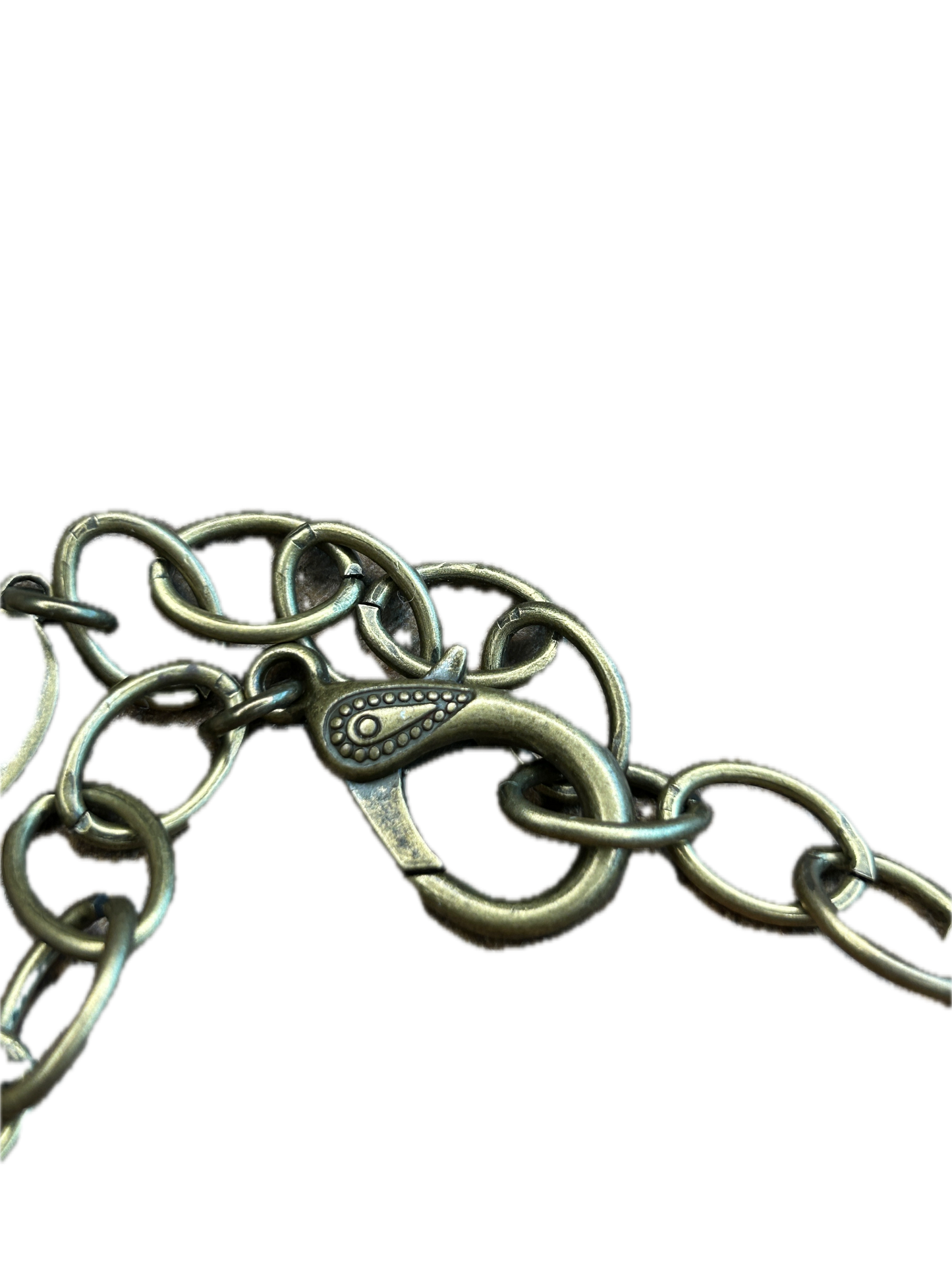SALE Art By Amy- Brassy Lock and Key Necklace