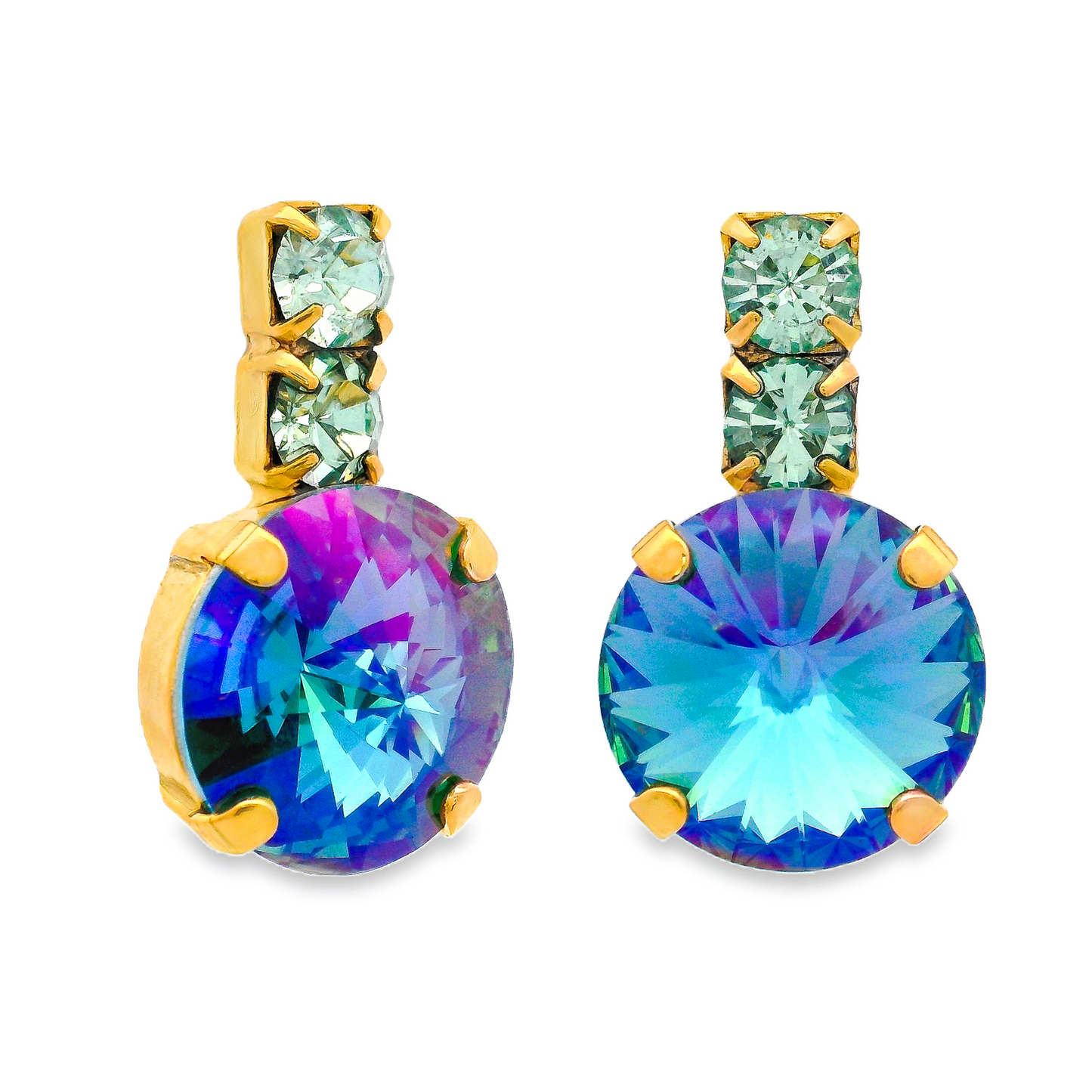 DEE EARRINGS IN ICE BLUE LEMON (IN STOCK)