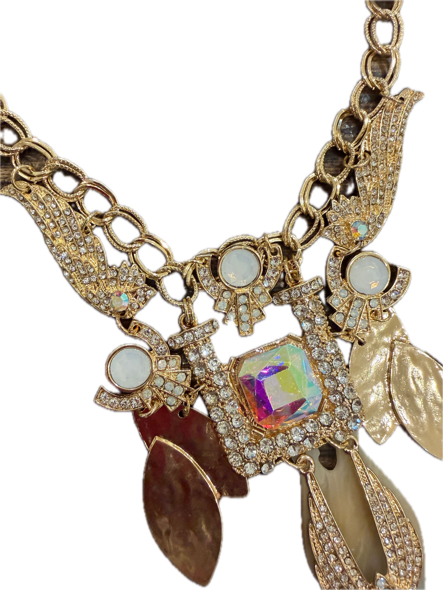 SALE Golden Hour Rhinestone Necklace