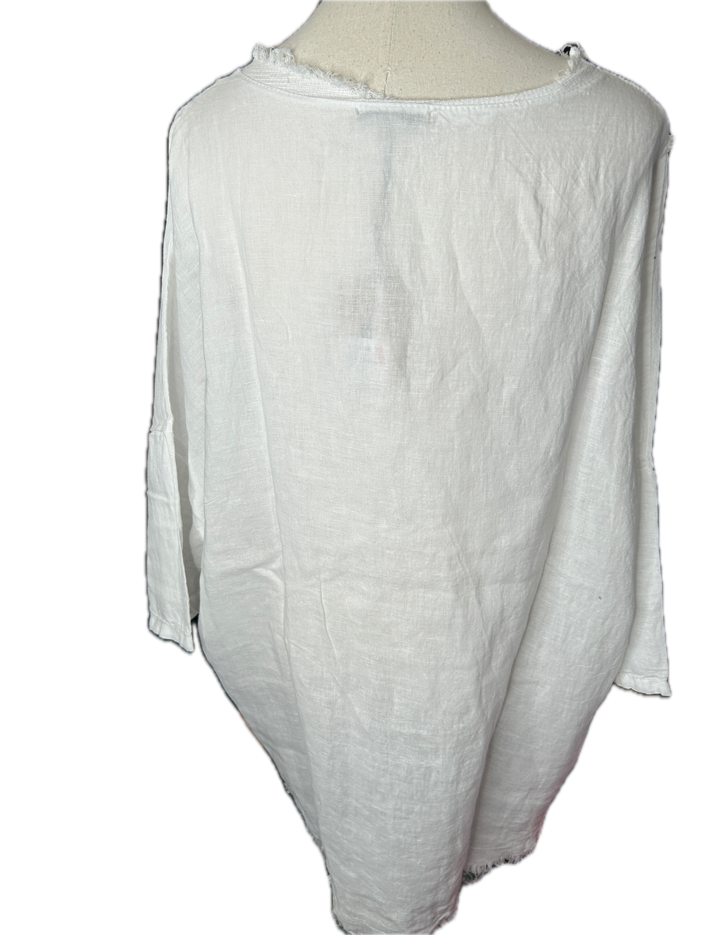 Italian Cotton Gauze Tunic (WHITE) *Final Sale*