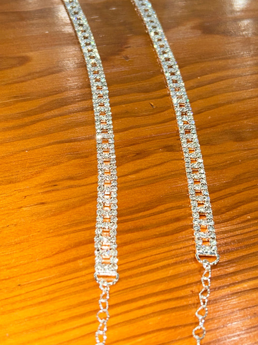 Brazilian Jeweled Bra Straps (Thick)