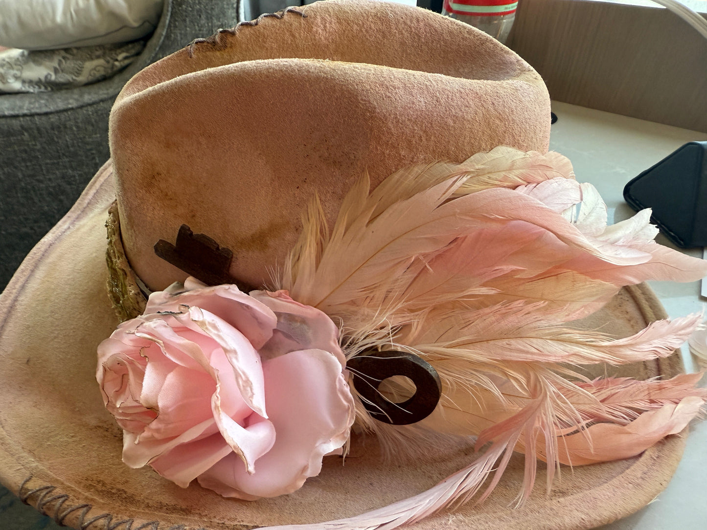 SALE A Rare Bird- Pink Lady Hat