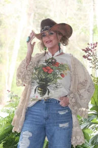 Jaded Gypsy- Moon Dance Tee (Friendly Flight)