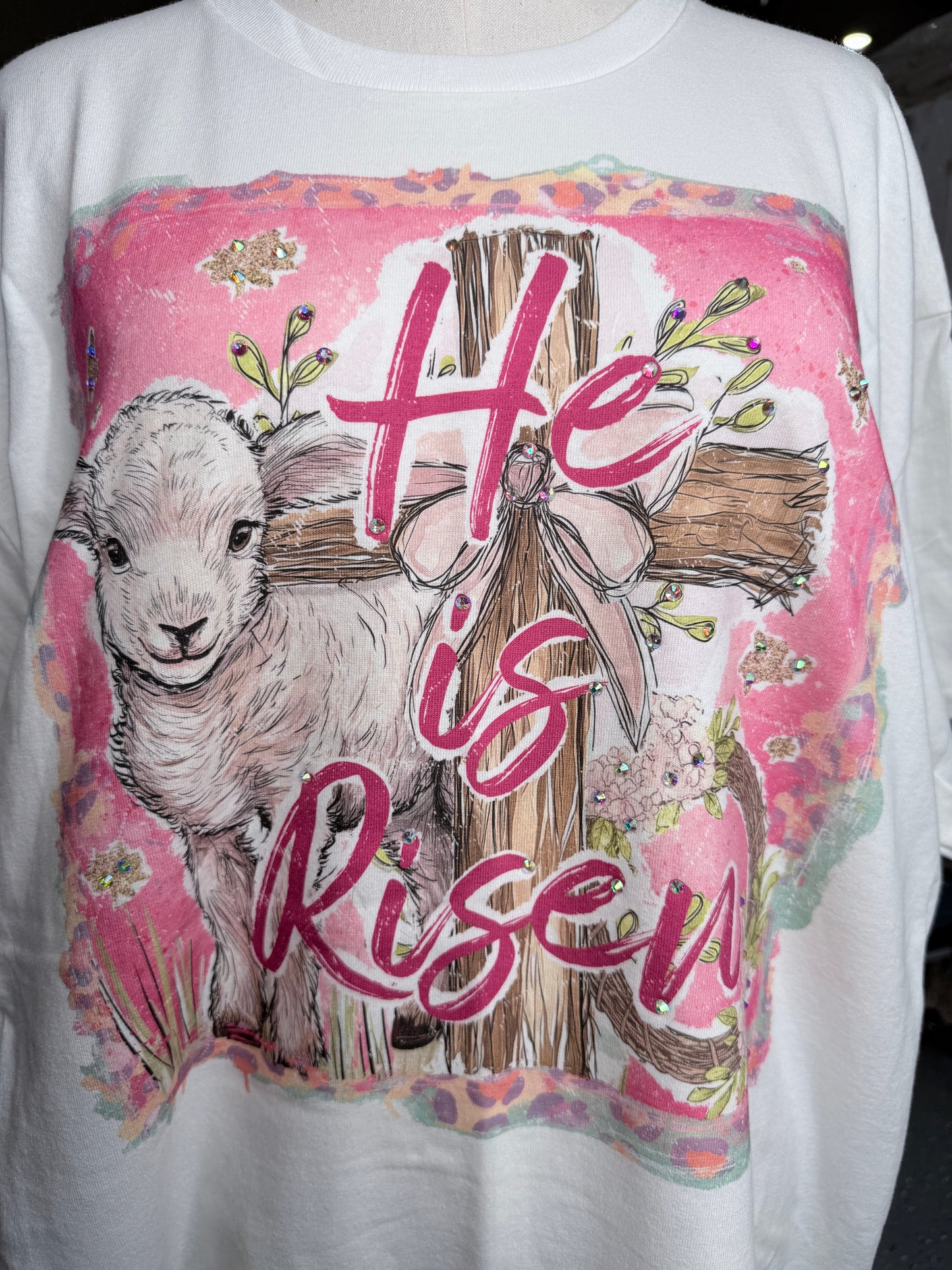 He Has Risen Little Lamb T-Shirt *Final Sale*