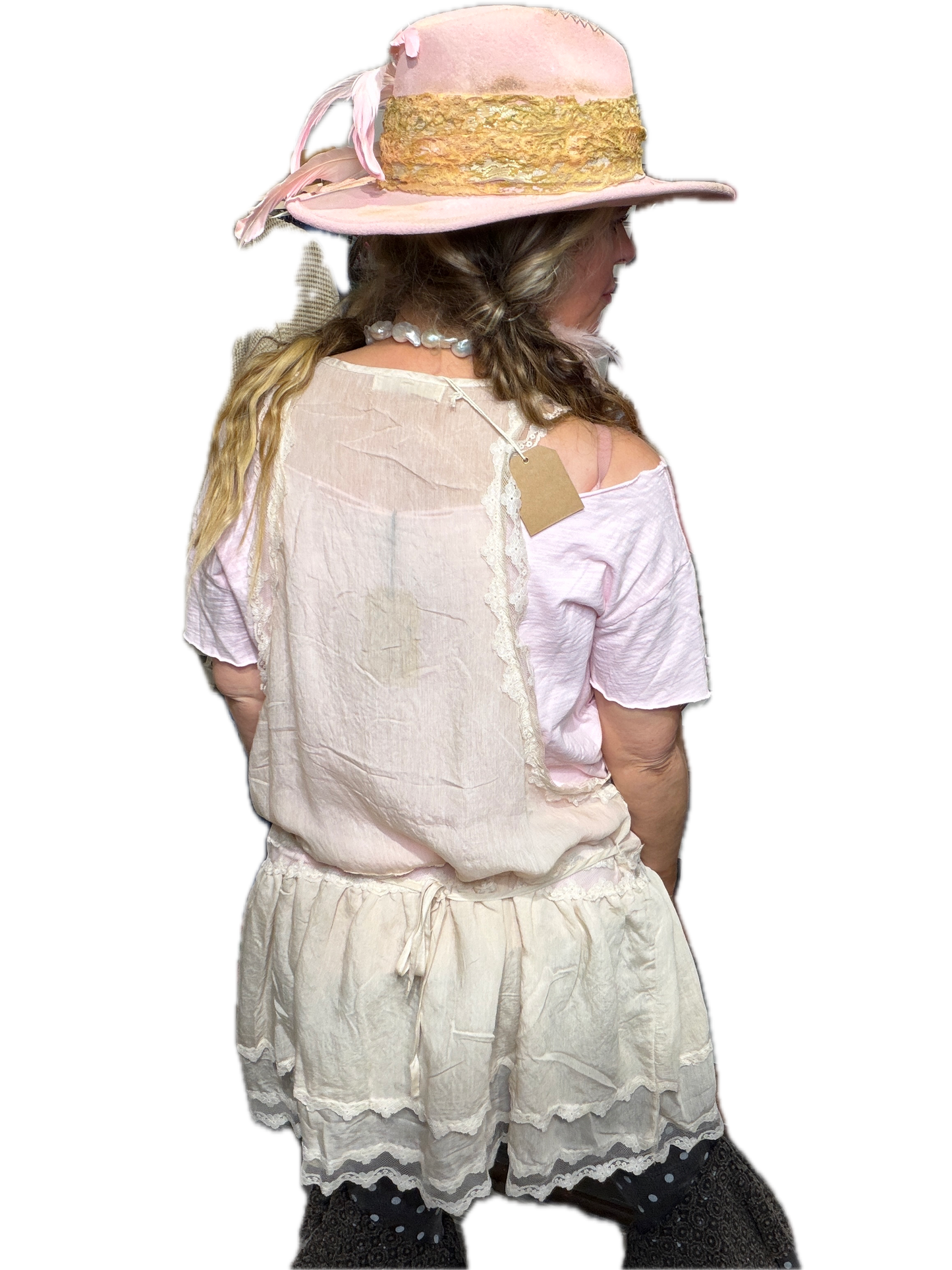 A Rare Bird- Heart Pinafore Tunic