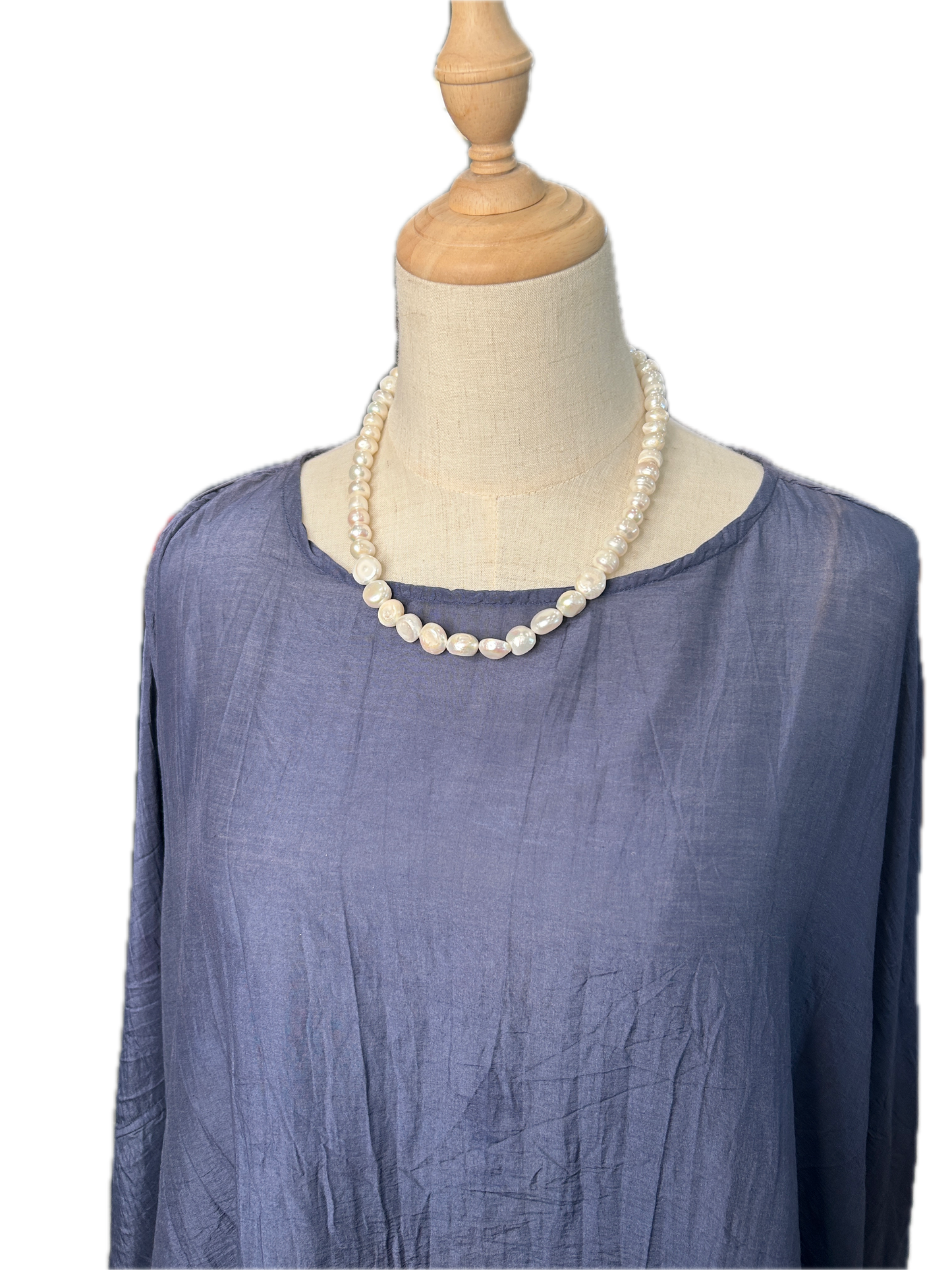 Paper Lace- Sun-kissed Cotton Overlay (Navy) Overlay (Final Sale)