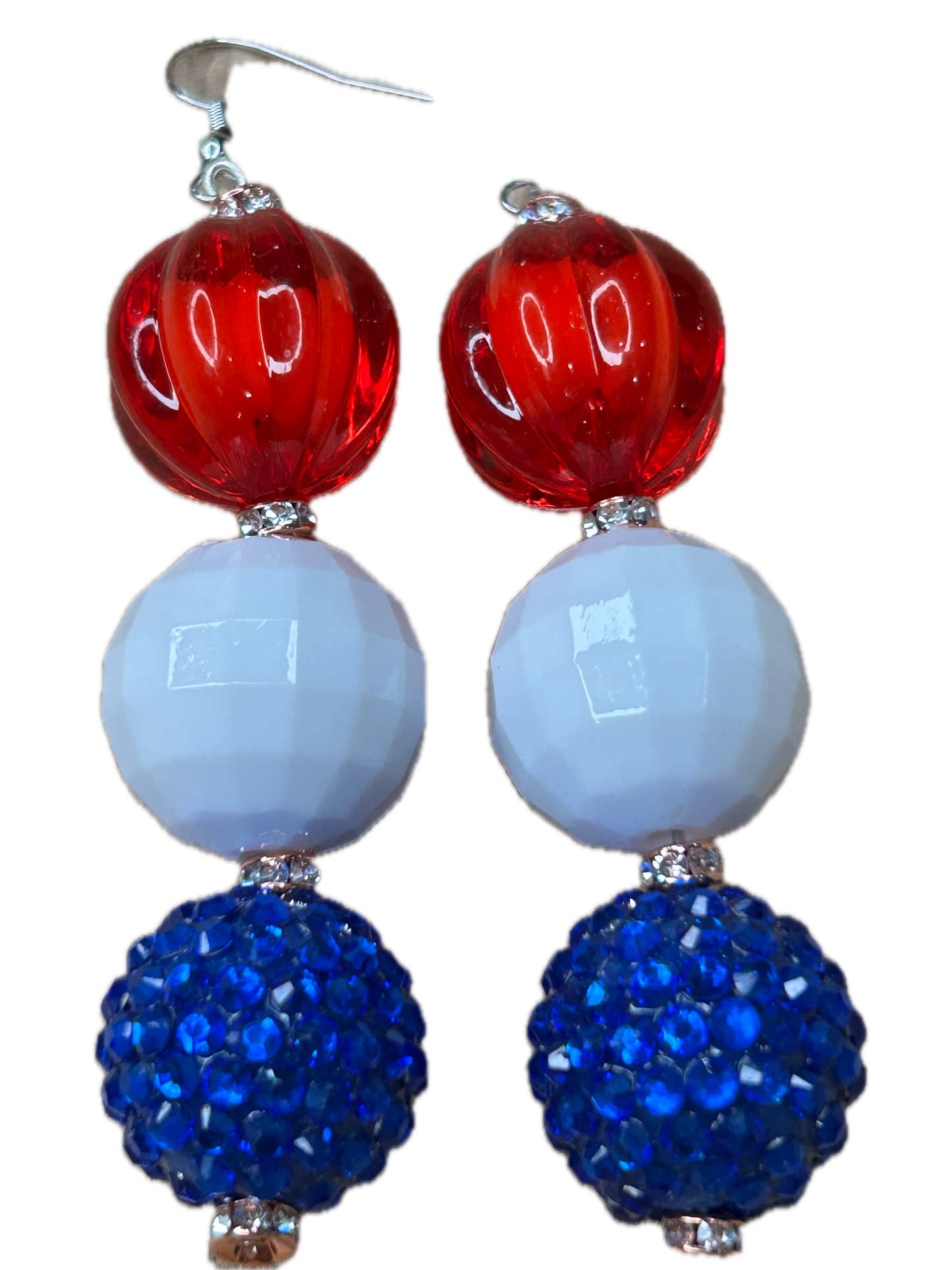 Red, White and Blue Earrings