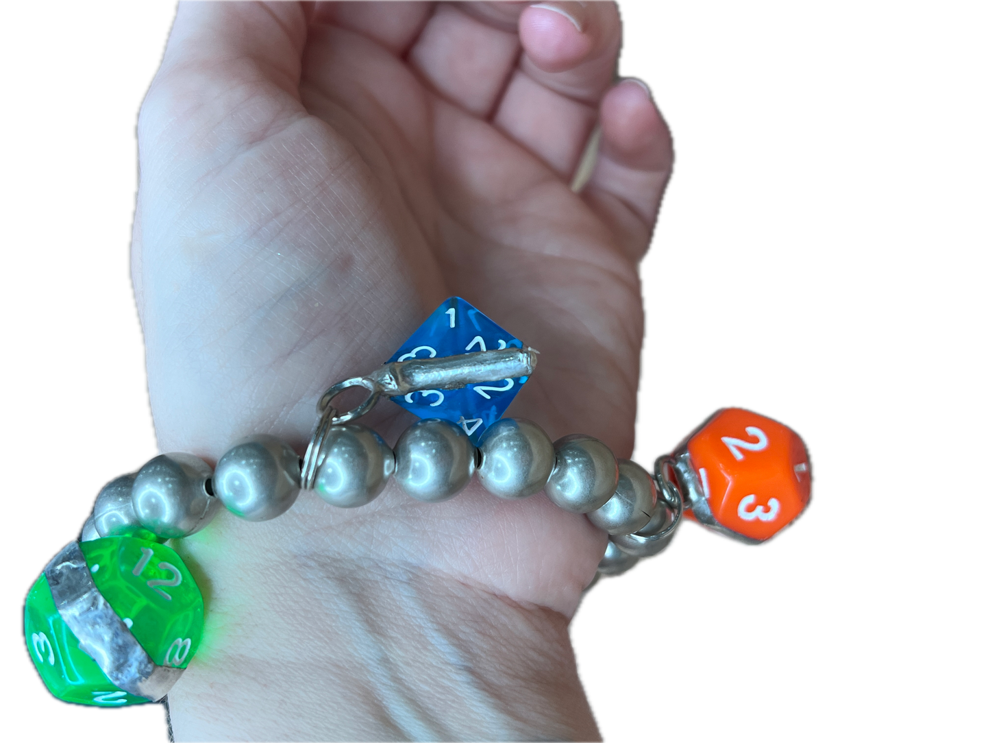 Colorful Dice Stretch Bracelet 2