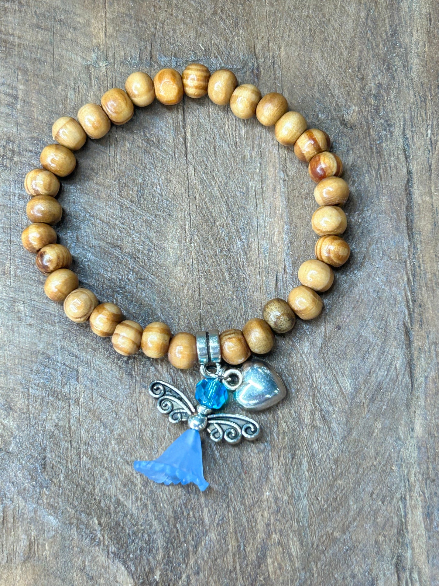 Angels Around Me Bracelet 3 (Tiny Brown Beads)