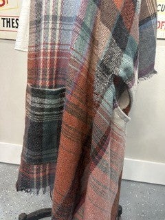 Scarf Material Flannel Print Shawl