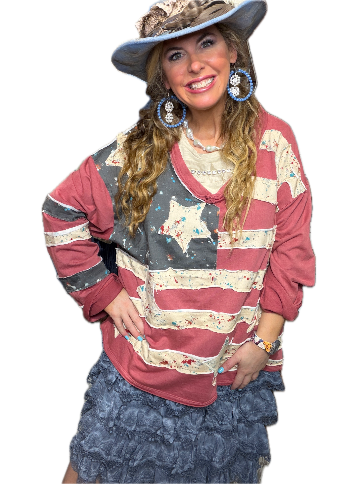 A Rare Bird- Stars and Sweetheart Top