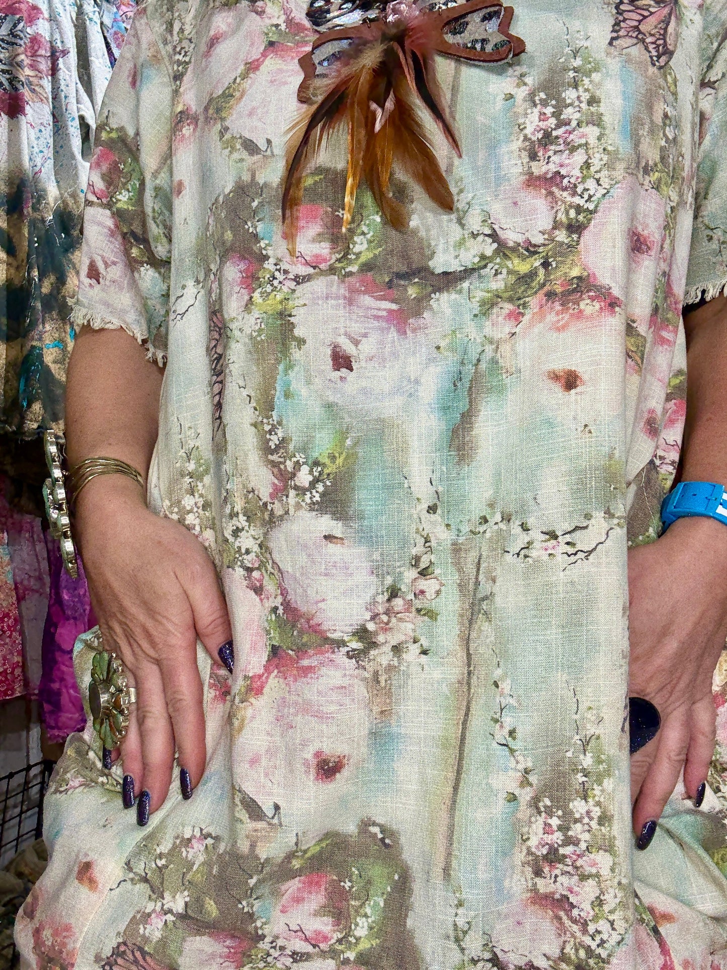 A Rare Butterfly Linen Dress/Shirt *Final Sale*