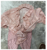 A RARE BIRD- Eyelet Linen Top (Pink)