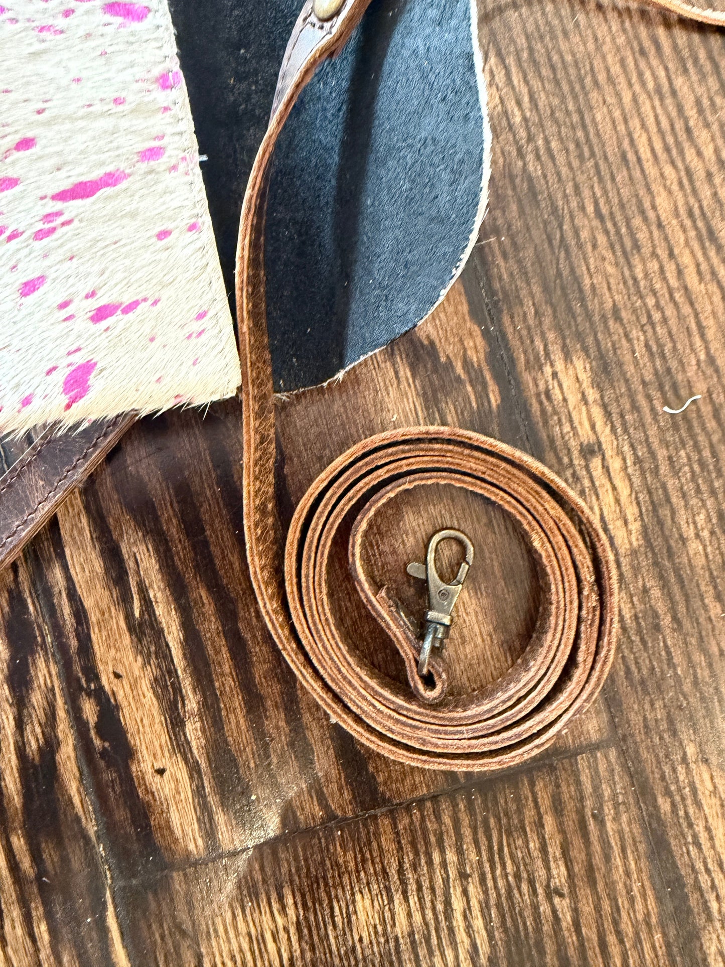 SALE A Rare Bird- Leather Love Clutch