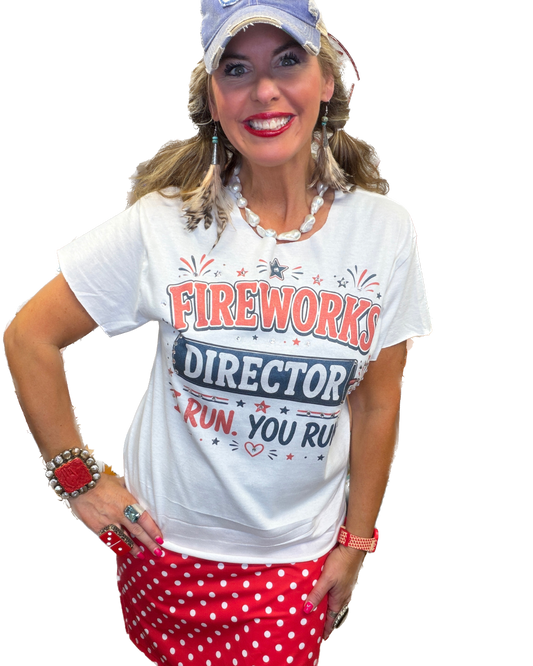 Fireworks Director T-Shirt (Christy Cut) (No Bling) - ERR Original *Final Sale*