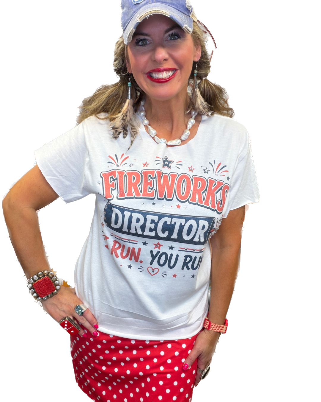Fireworks Director T-Shirt (Bling)  - ERR Original *Final Sale*